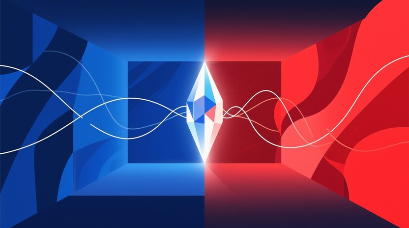 Free Opposites Meet Light Photo - Abstract, Illustration, Polarization ...