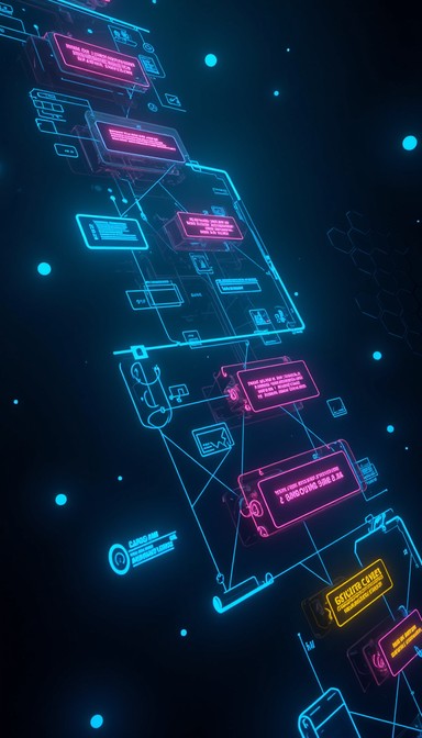 Vertical Notification Free Digital Notification Cascade Photo - Holographic, Notifications ...