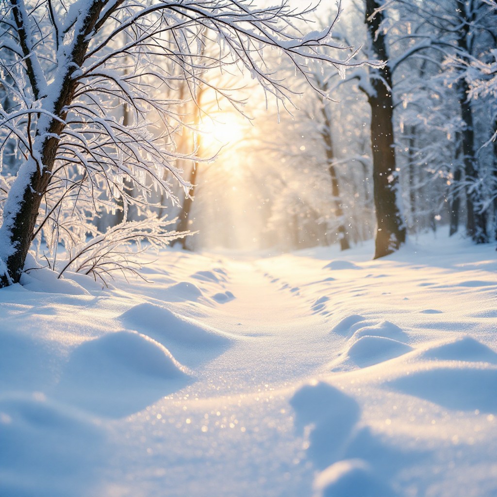 Snow Bpath Free Sunlit Winter Path Image - Winter, Snow, Forest | Download at ...