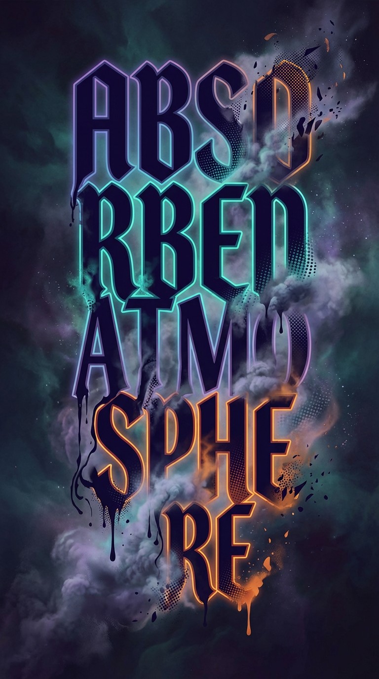 Free Atmospheric Typography Art Image - Typography, Atmospheric ...