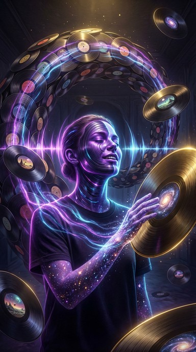 Free Cosmic Music Fusion Image - Surreal, Vinyl, Cosmic | Download at ...