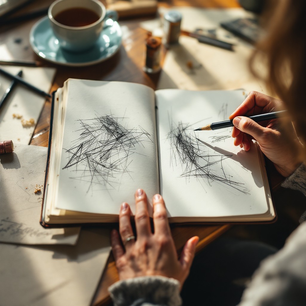 Free Artist Creating Sketches Image - Artist, Sketching, Drawing ...