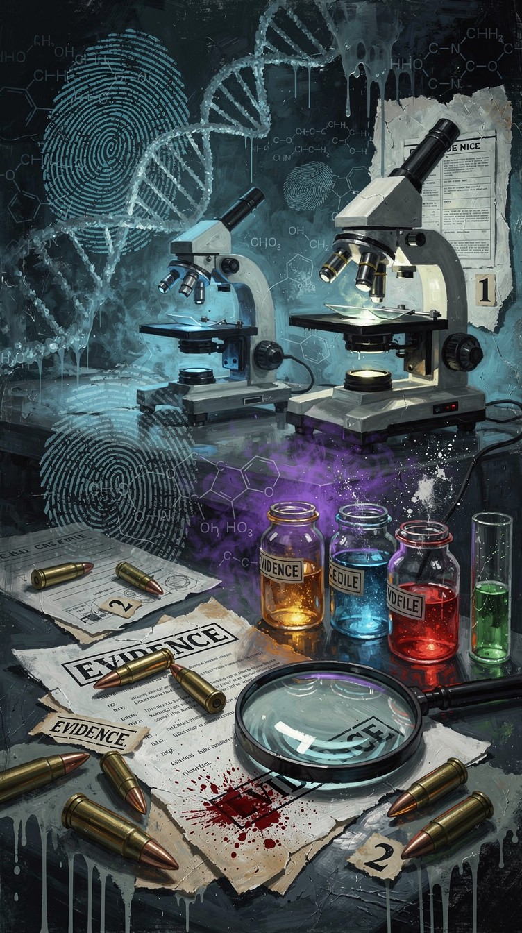 Drawing Forensic Science Instruments Free Forensic Science Art Image - Forensic, Crime, Laboratory ...