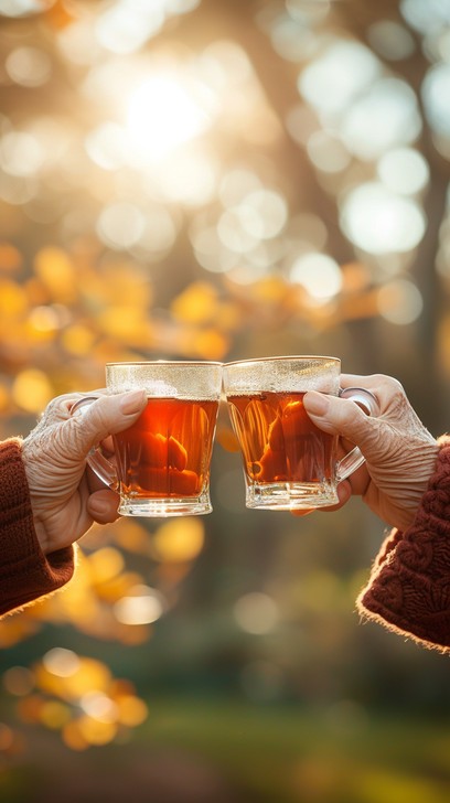 Two Autumn Tea Posts Free Autumn Tea Party Image - Autumn, Tea, Friends | Download at StockCake