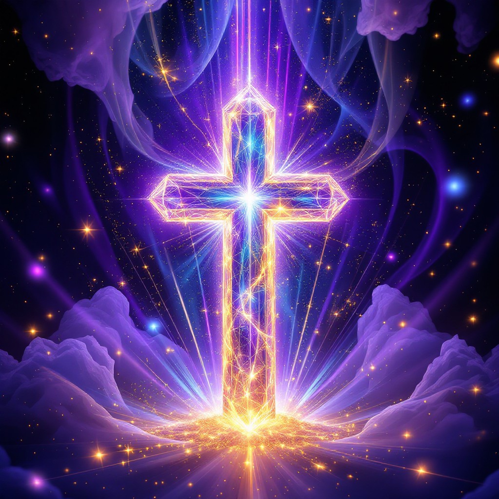 Free Radiant Divine Cross Image - Cross, Crystal, Divine | Download at ...