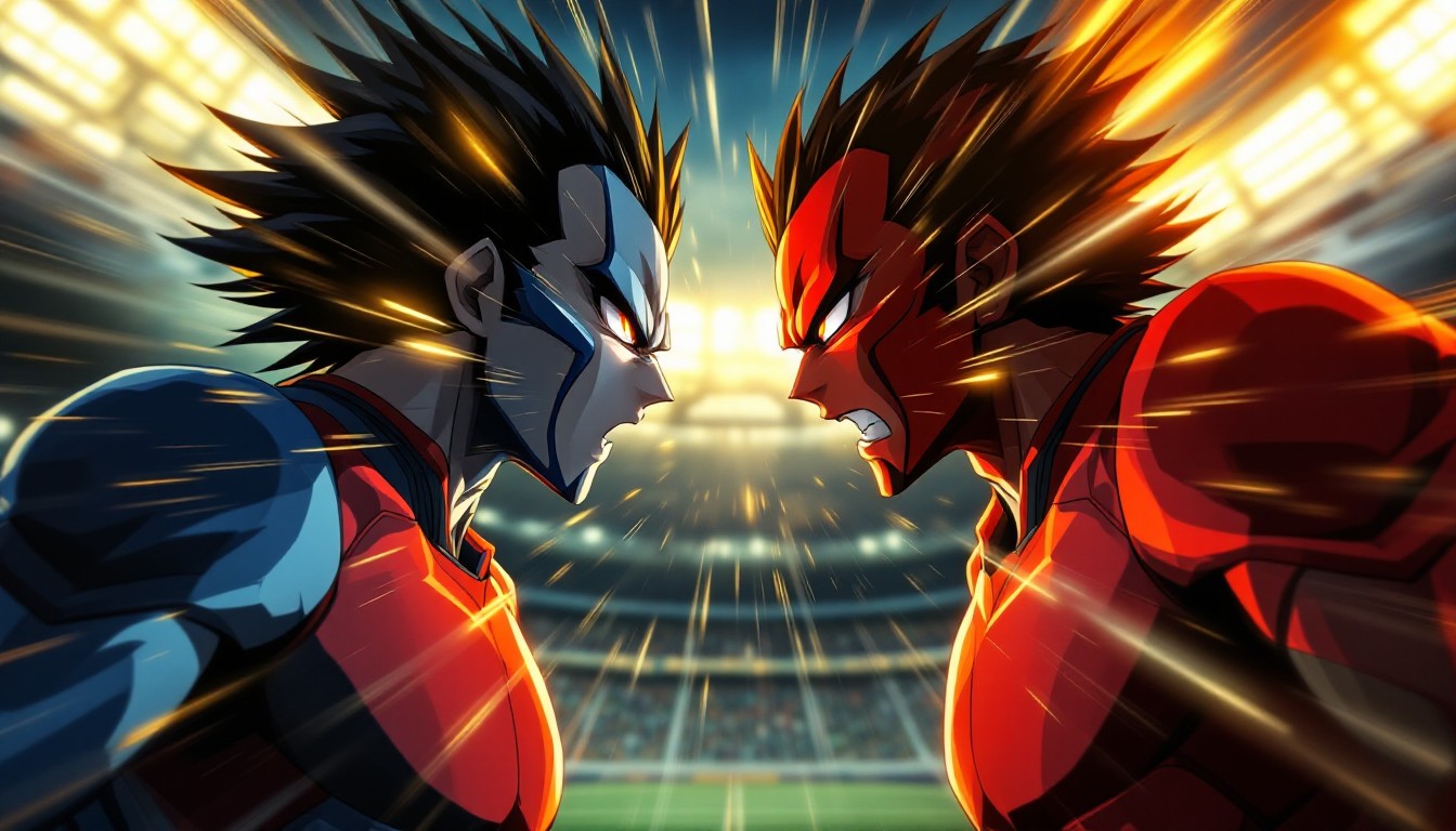 Free Rivals Face Off Image - Anime, Rivalry, Stadium | Download at ...