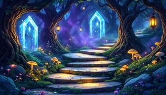 Free Enchanted Forest Path Image - Magical, Enchanted, Forest ...
