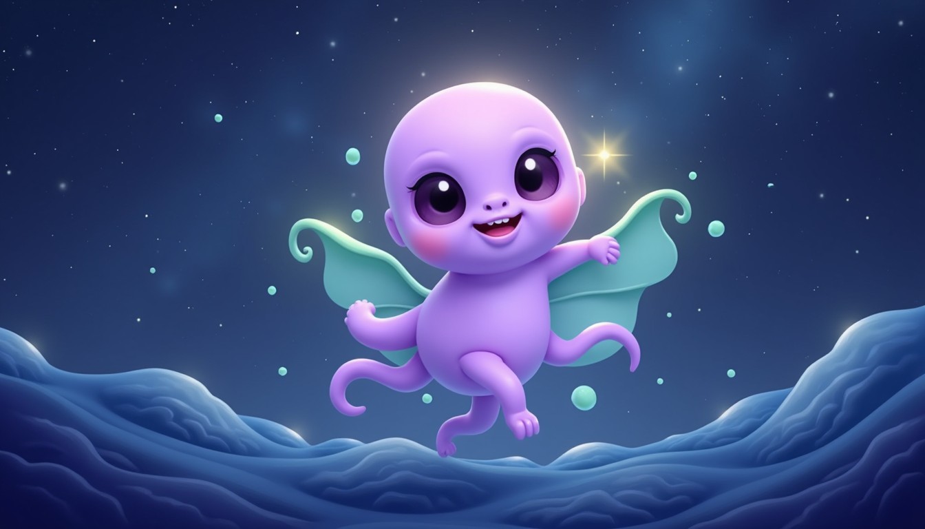 Free Playful Purple Alien Image - Alien, Purple, Lavender | Download at ...