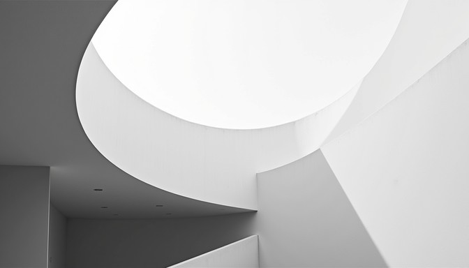 Free Curves Meet Shadow Image - Minimalist, Architectural ...