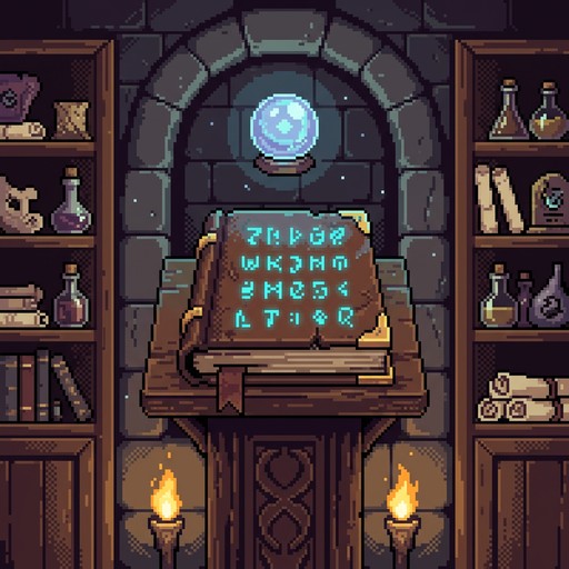 Free Ancient Magic Library Image - Pixel, Fantasy, Library | Download ...