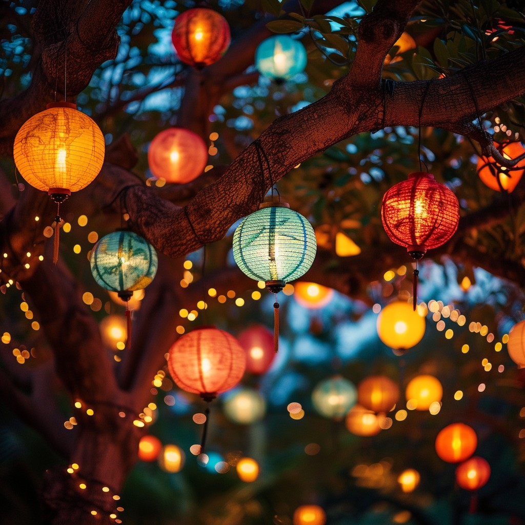 Free Festive Lantern Glow Image - Lanterns, Evening, Glow | Download at ...
