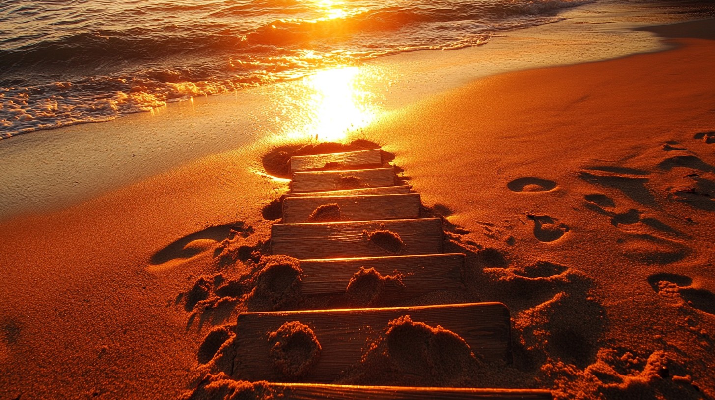 Free Sunset beach path Image - Sunset, Beach, Path | Download at StockCake