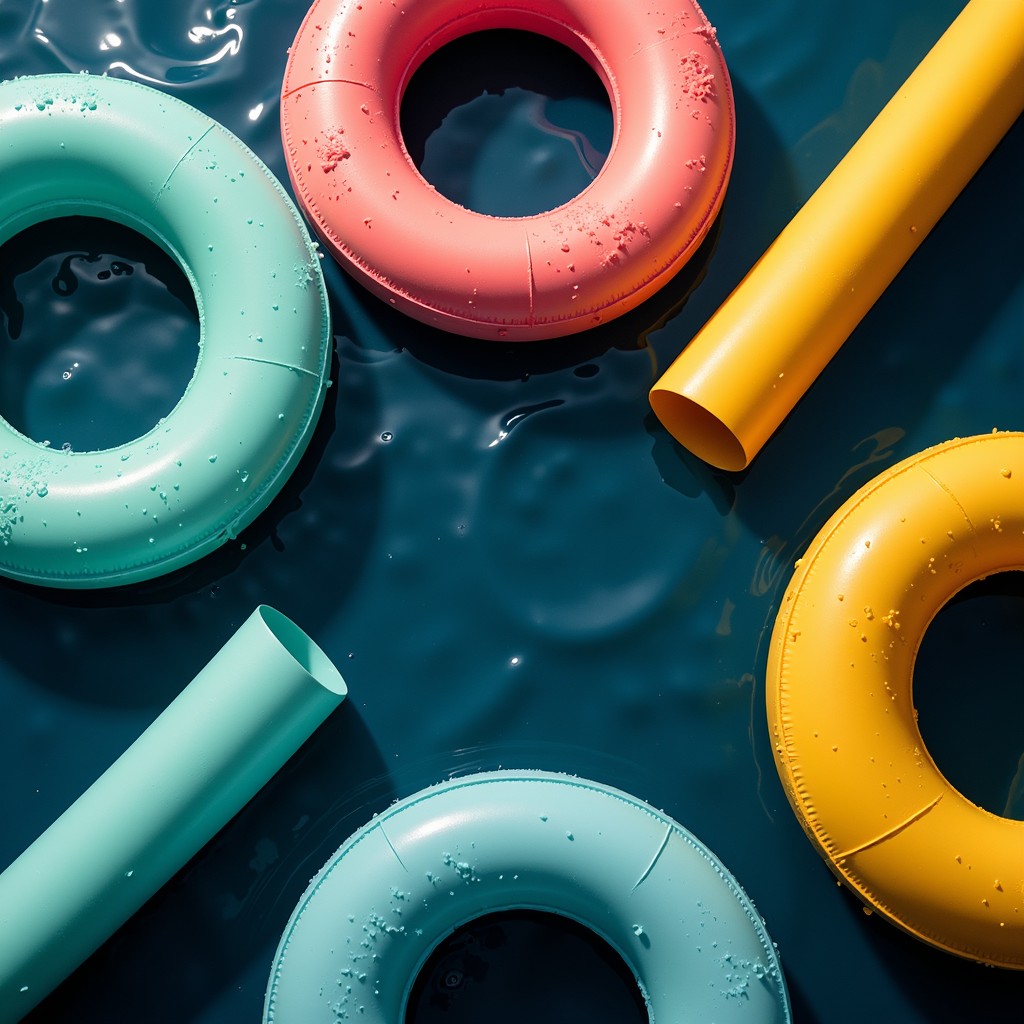 Free Floating Color Rings Image - Swimming, Tubes, Pool | Download at ...