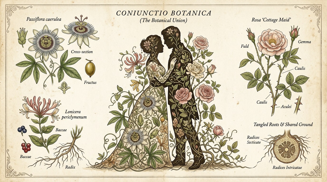 Free Botanical Love Story Image - Botanical, Romance, Silhouette ...