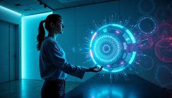 Free Future Data Interface Image - Holographic, Futuristic, Technology ...