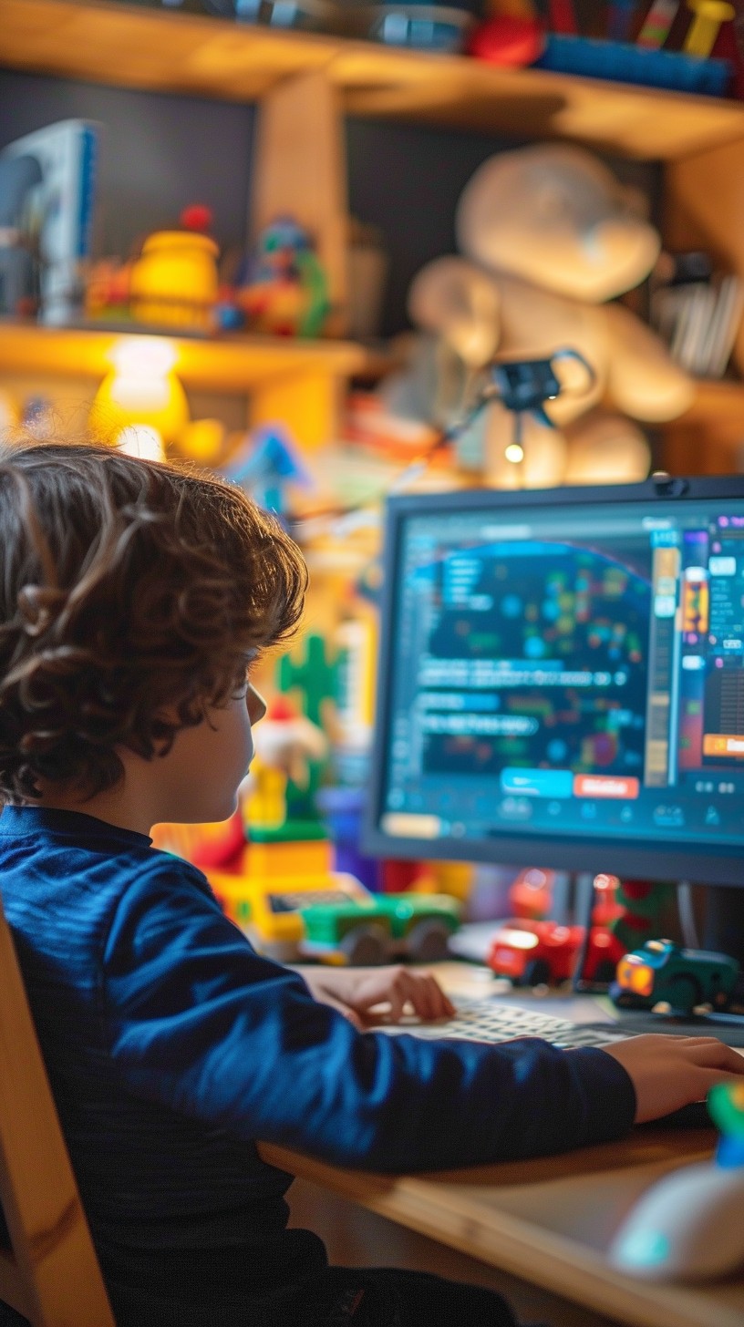 Free Young Coder Concentrating Image - Child, Computer, Coding ...