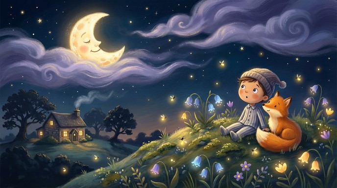 Free Moonlit Bedtime Wonder Image - Illustration, Storybook, Whimsical ...