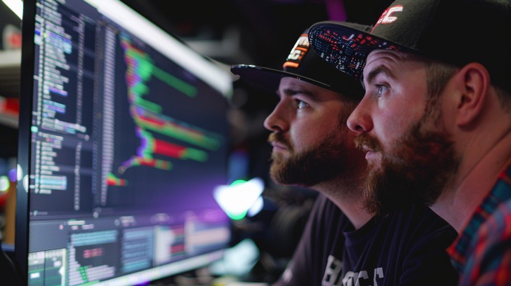 Free Men examining data Image - Men, Beard, Computer | Download at ...