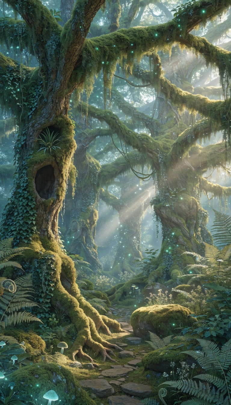 Free Enchanted Forest Realm Image - Forest, Enchanted, Mystical ...