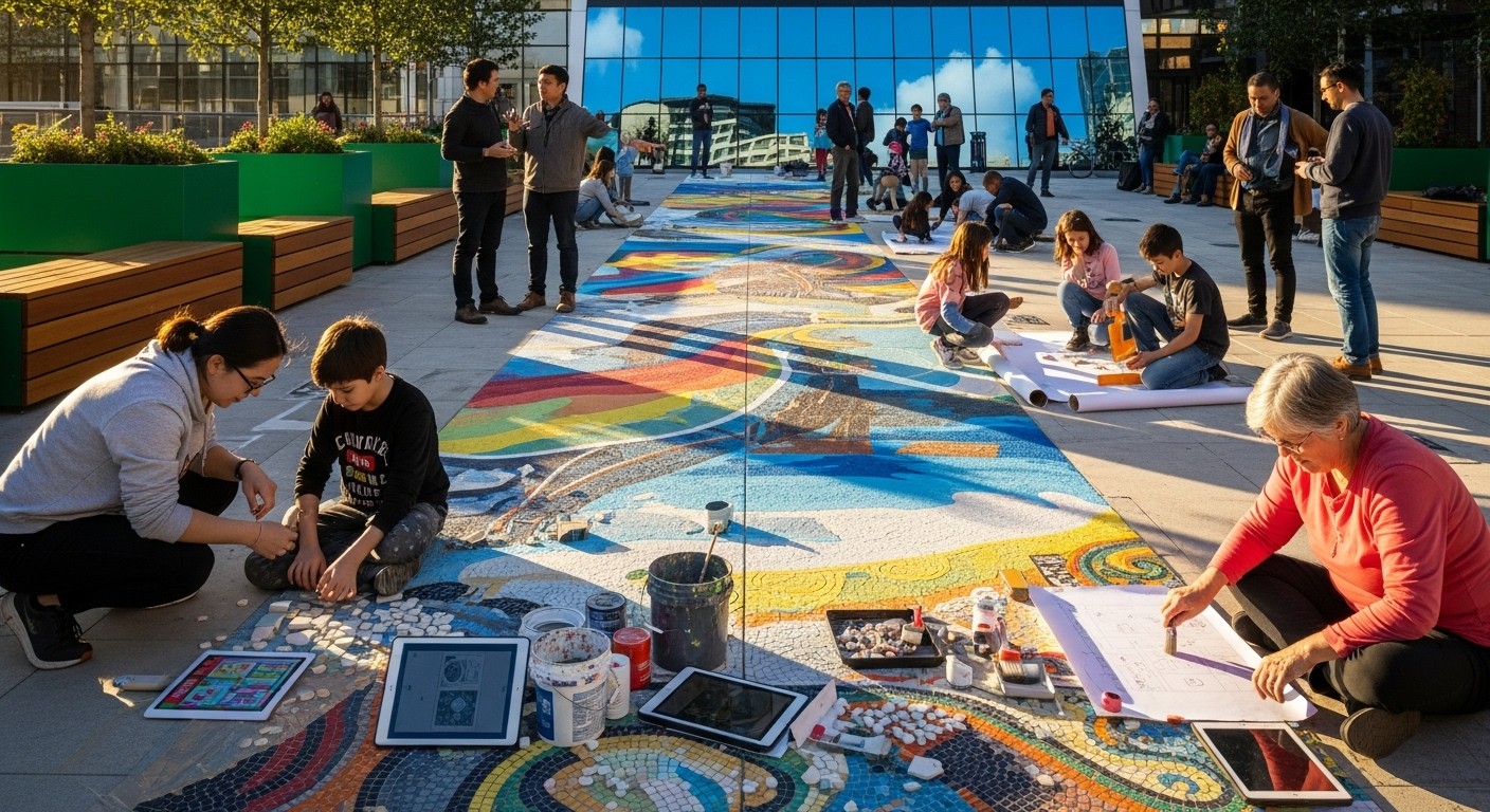 Free Collaborative outdoor art Image - Art, Community, Collaboration ...