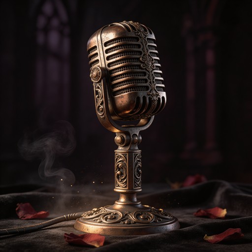 Free Vintage Bronze Microphone Image - Microphone, Vintage, Gothic ...