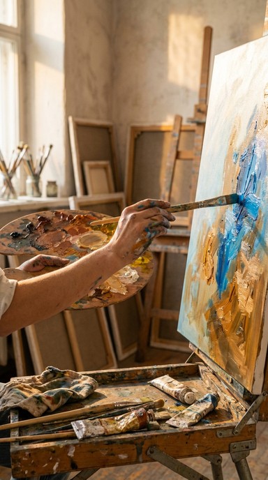 Free Artist Creating Art Photo - Artist, Painting, Studio | Download at ...