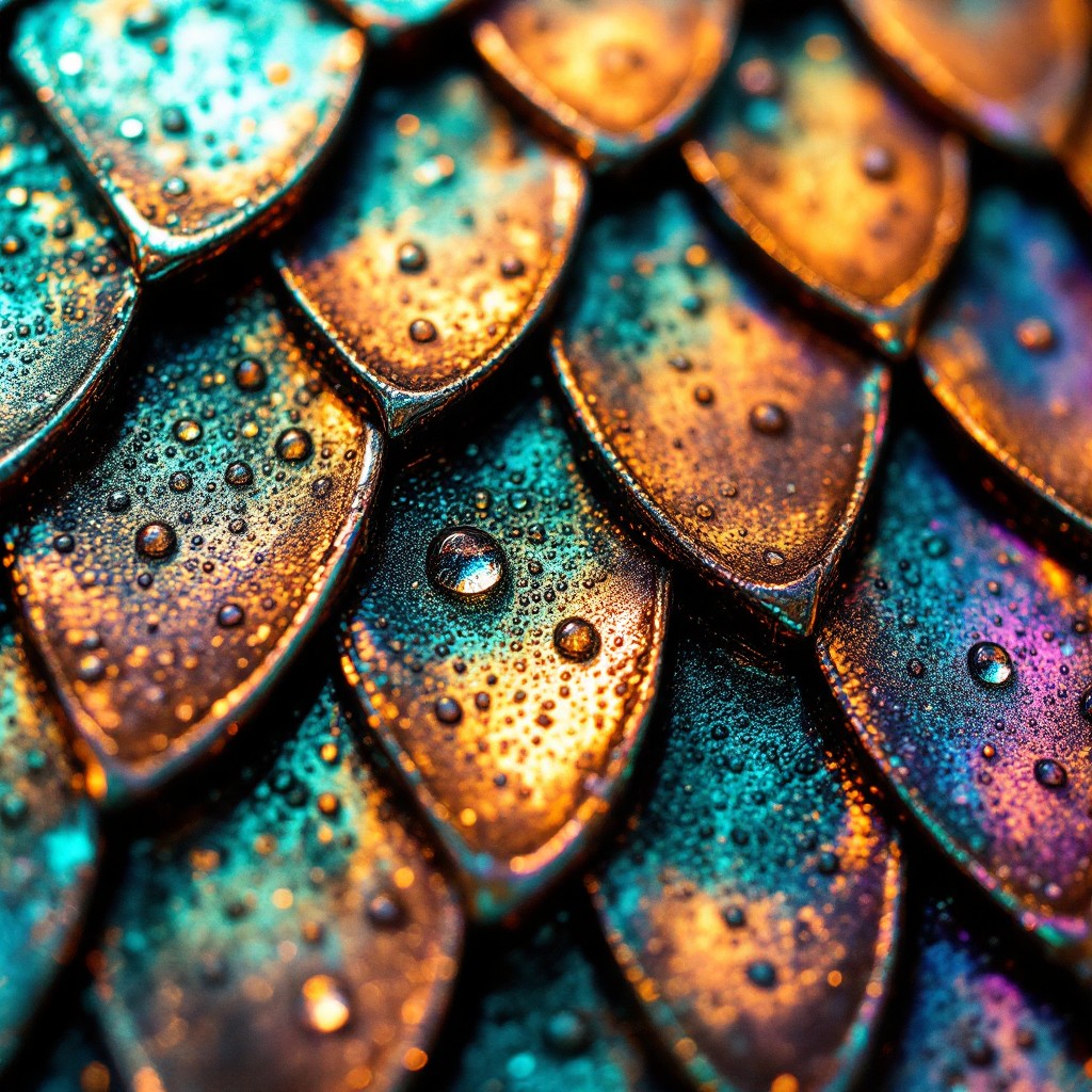 Irisidescent Pattern Free Iridescent Scale Pattern Image - Iridescent, Scales, Macro ...