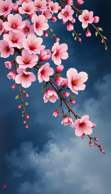 Free Cascading Cherry Blossoms Image | Download at StockCake