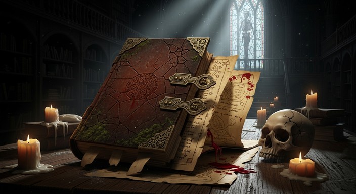 Free Cursed Ancient Grimoire Image - Gothic, Occult, Journal | Download ...