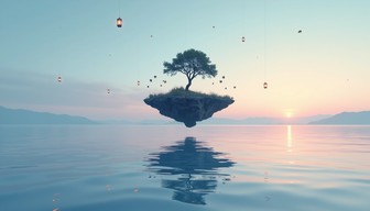 Free Floating Tree Island Image - Island, Floating, Tree | Download at ...
