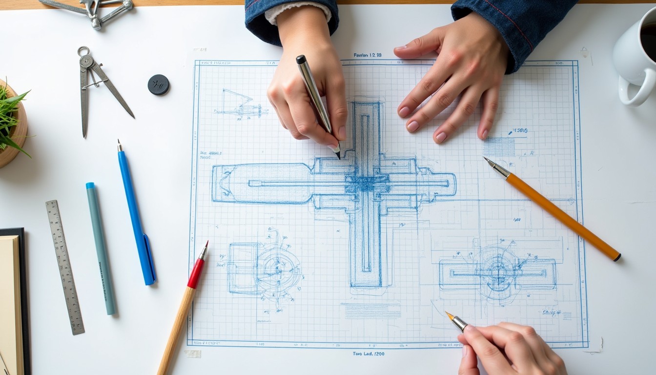 Free Precision Engineering Blueprints Image - Blueprints, Engineering ...