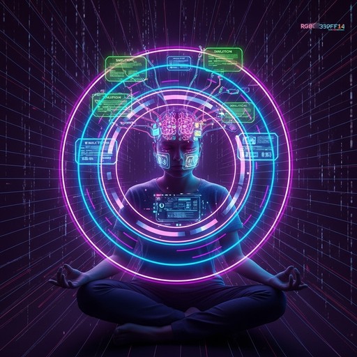 Free Cyber Meditation Portal Image | Download at StockCake