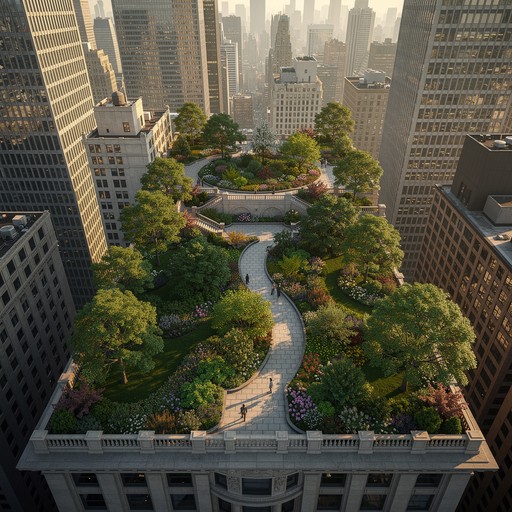 Trees On Rooftops Free Urban Garden Oasis Image - Garden, Rooftop, Urban | Download at ...