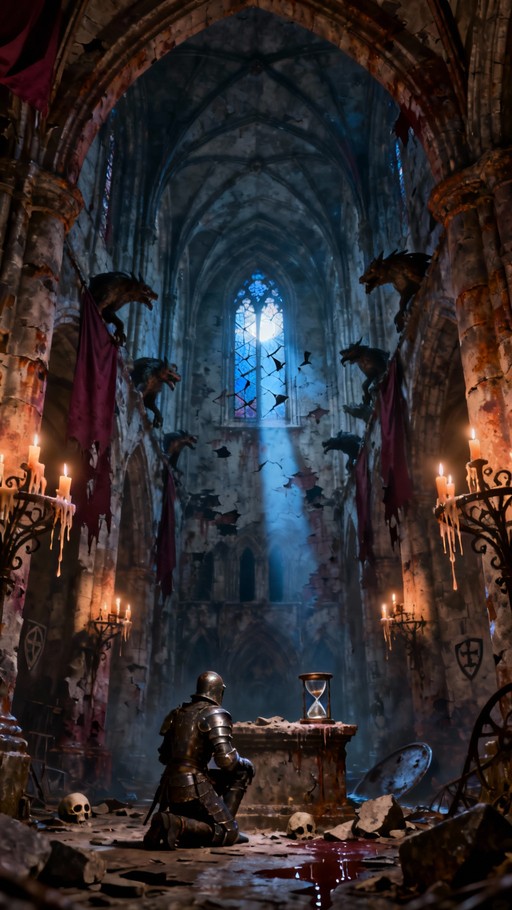 Free Knight Prays Alone Image - Knight, Cathedral, Gothic | Download at ...