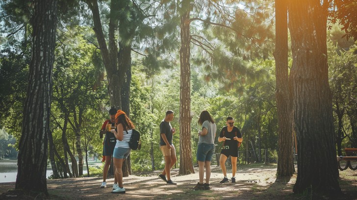Free Forest Leisure Walk Image - Friends, Forest, Walking | Download at ...