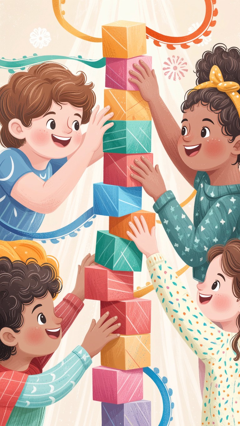 Free Building Together Joyfully Image - Children, Teamwork ...