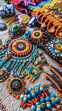 Colorful Beadwork Free Colorful Beaded Jewelry Image - Beads, Jewelry, Colorful ...