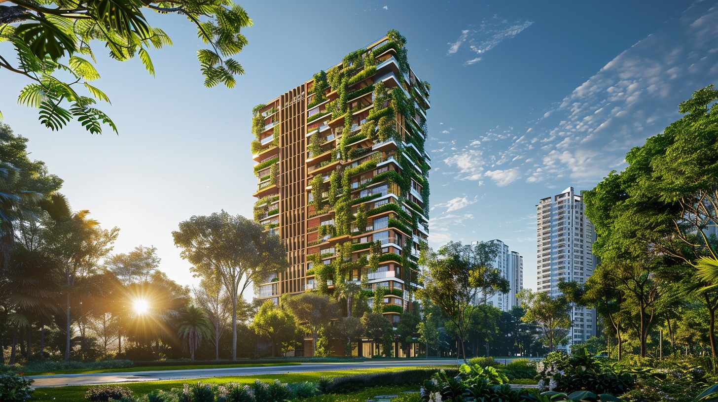 Free Urban Green Oasis Image - Architecture, Eco-friendly, Residential ...