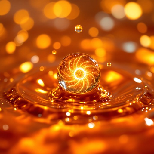Free Liquid Solar Sphere Image - Droplet, Water, Amber | Download at ...
