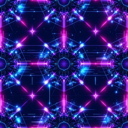 Free Neon Tech Pattern Image - Cyberpunk, Neon, Geometric | Download at ...