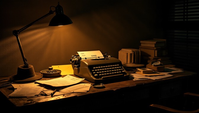 Download Detective Desk Mystery Image - Detective, Mystery, Vintage ...