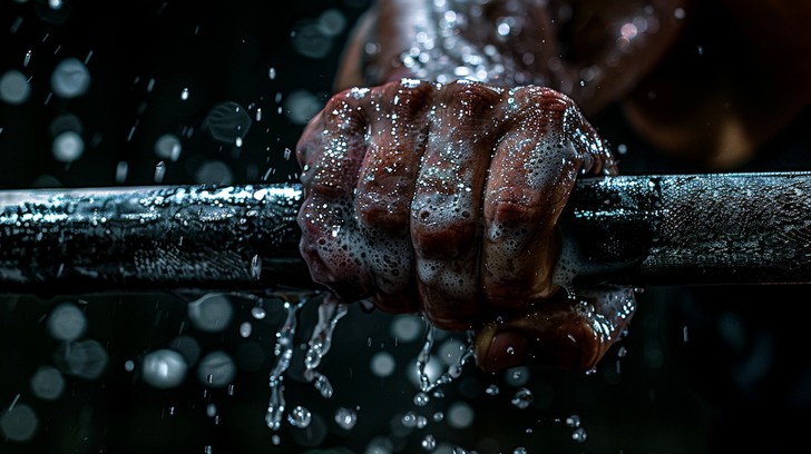 Strength Dripping Free Gripping Wet Bar Image - Strength, Water, Grip | Download at StockCake