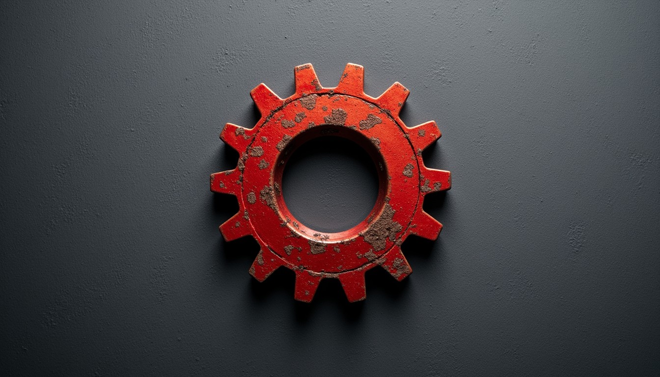 Two Red Cogs Free Industrial Red Cog Image - Cog, Gear, Crimson | Download at StockCake