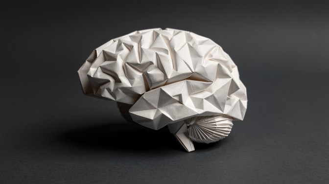 Free Folded Paper Brain Image - Origami, Brain, Paper | Download at ...