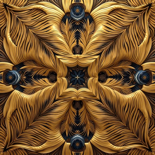 Free Luxurious Feather Geometry Image - Golden, Feathers, Owl ...