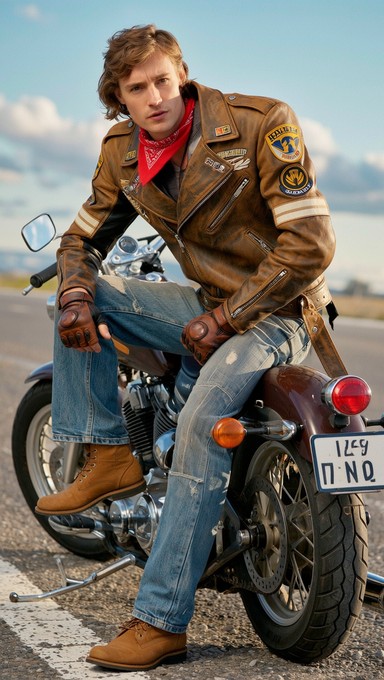 Old Style Power Rider Free Vintage Rider Pose Image - Motorcyclist, Vintage, Goggles ...