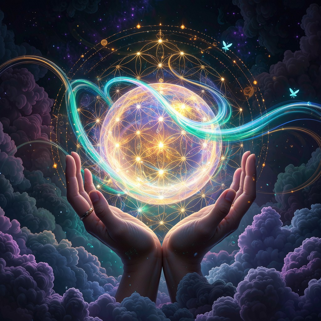 Free Cosmic Creation Sphere Image - Fantasy, Cosmic, Ethereal ...