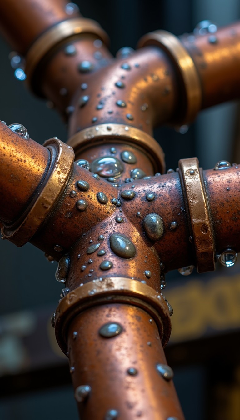 Free Copper Pipe Junction Image - Copper, Pipes, Plumbing | Download at ...