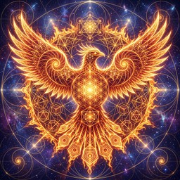 Free Sacred Phoenix Rising Image - Phoenix, Sacred, Geometry | Download ...