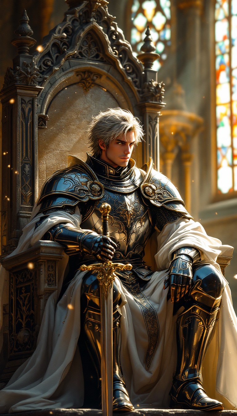 Knight Throne Free Throne of Light Image - Knight, Throne, Armor | Download at StockCake